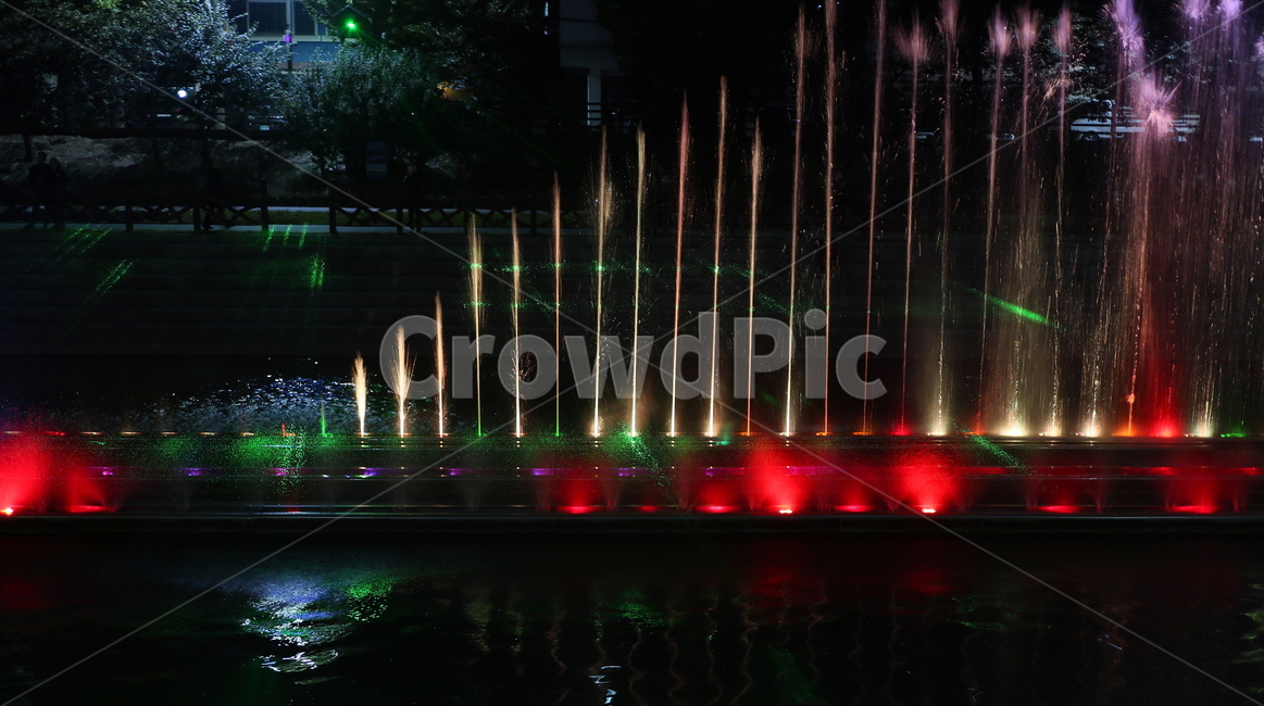 분수대,분수,야간분수,여름,청량,불광천,여름,계절,summer,season,야경,밤,풍경,nightscape,night,landscape,water,물,fountain