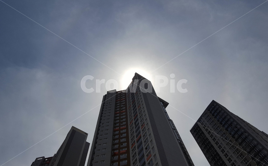 풍경,아파트,광원,후광,해,건축물,건물외관,exterior,building,structure,architecture,construction