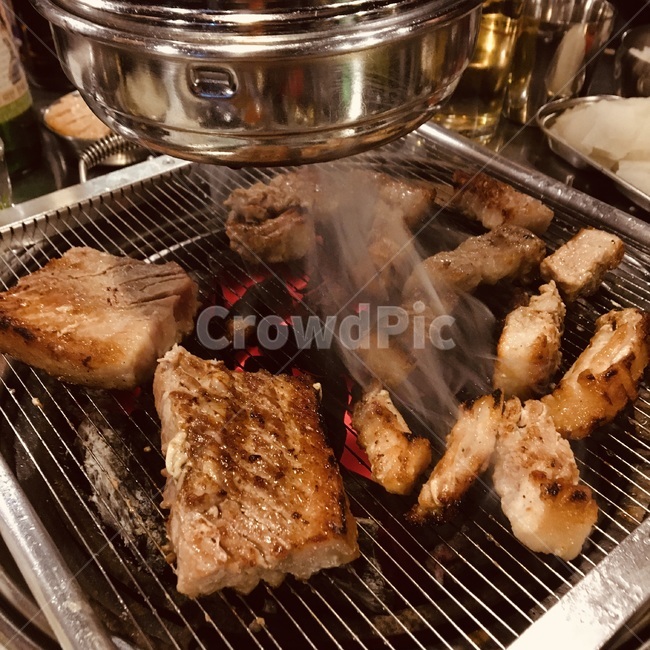 고기,연기,외식,회식,갈비,맛있다,yum,meat,요리,cuisine