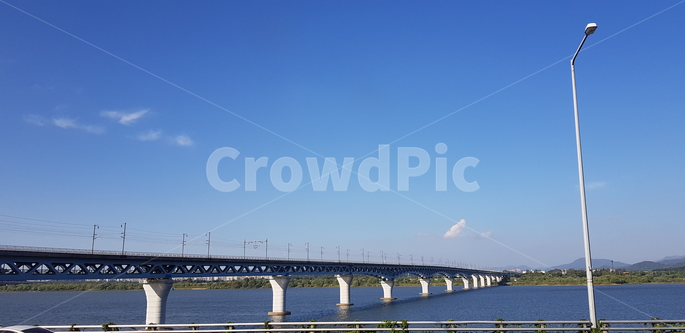 파란하늘,맑은,road,도로,진행,자동차,다리