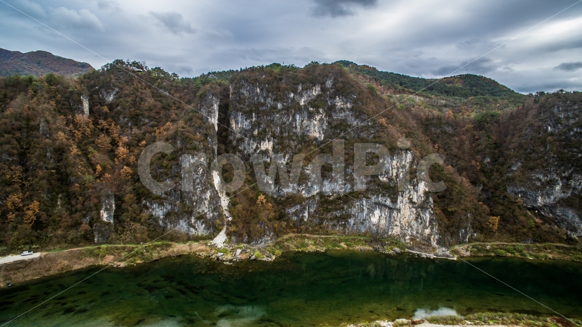 영월,선돌,가을,항공촬영,드론,자연,풍경,nature,landscape,outdoors,옥외,cliff,낭떠러지