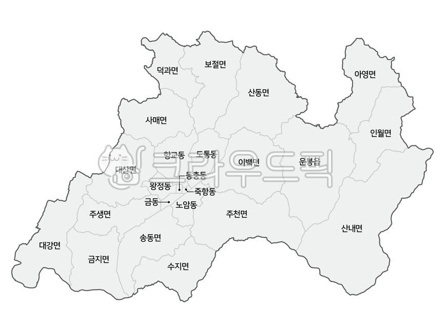 Namwon City,Namwon city administrative map,Namwon Map,Namwon,Namwon City Administrative District,Namwon city map,map of korea