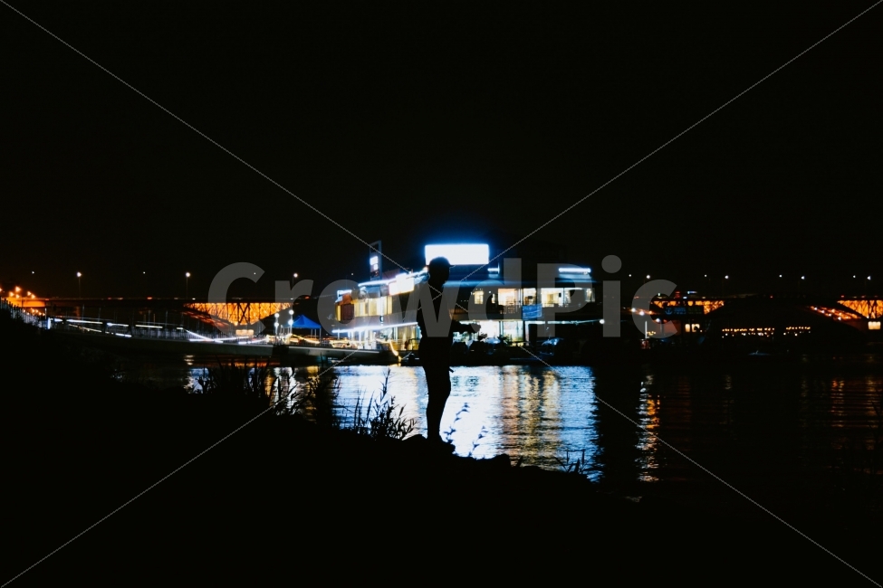 야경,한강,사람,낚시,성산대교,밤,도시,풍경,city,landscape,야경,밤,nightscape,night,사람,인물,인간,human,person,transportation,교통,vehicle,차량,watercraft,선박,water,물,waterfront,워터 프론트