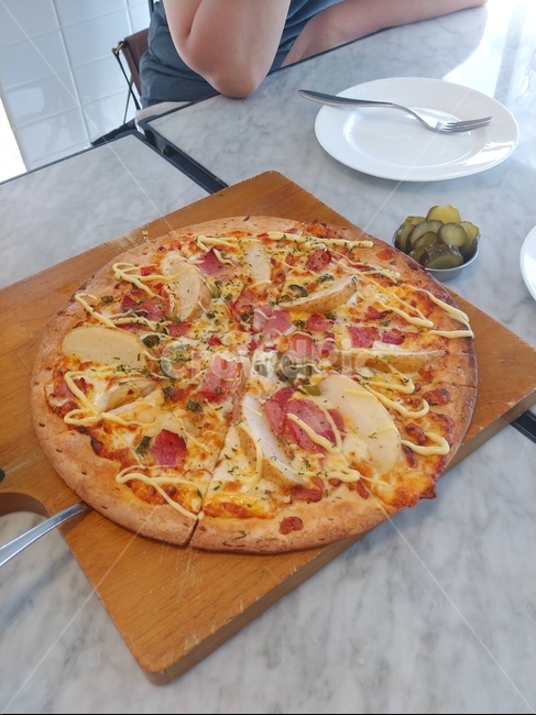 피자,베이컨포테이토피자,베이컨,사이드,potato,sidedish,bacon,사이드메뉴,pizza,baconpotatopizza