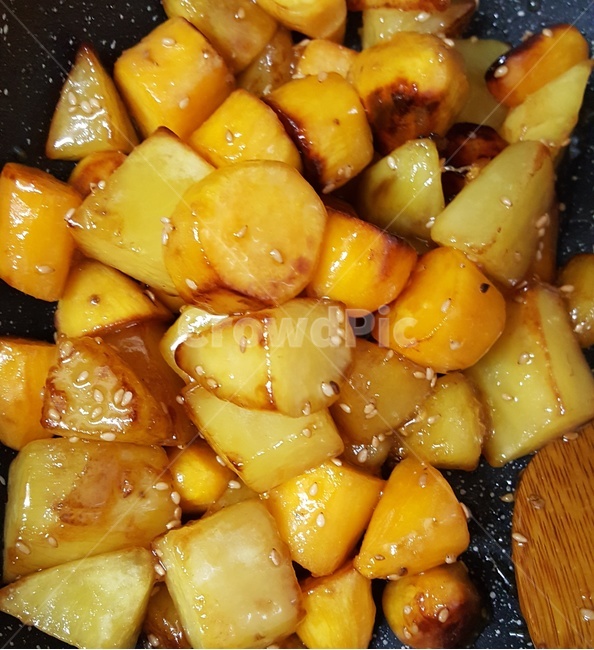 고구마,참깨,요리,푸드,식재료,음식,반찬,맛탕,조각,food,cook,sweet,음식,식재료,요리,food,cook,meal,dishes,food reserves