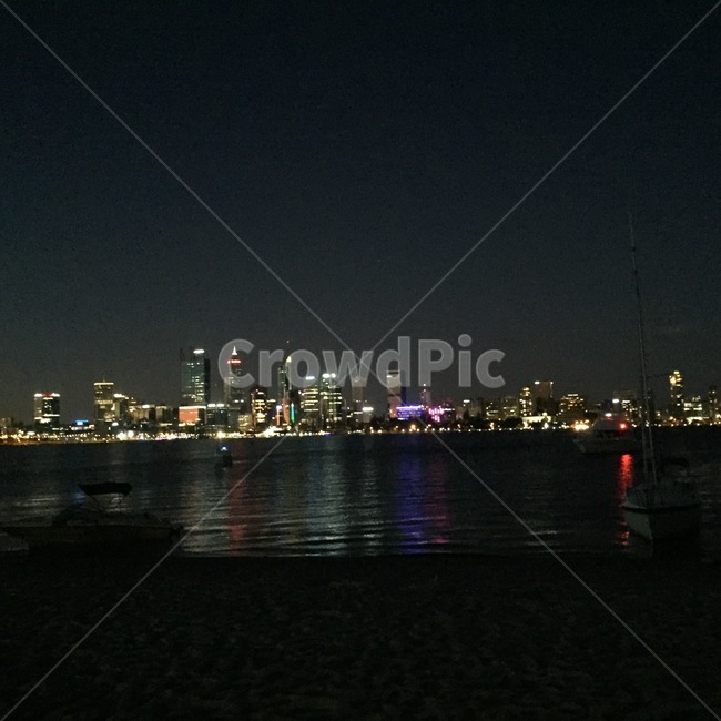 호주,퍼스,야경,밤바다,도시야경,야경,밤,풍경,nightscape,night,landscape,도시,city,nature,자연
