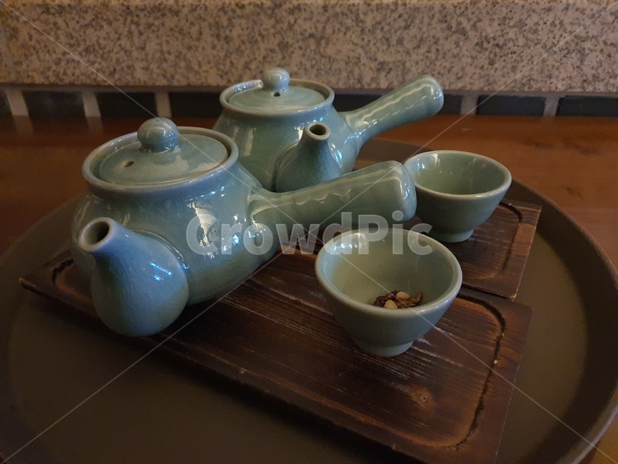 차,도기,전통차,전통,손잡이,찻잔