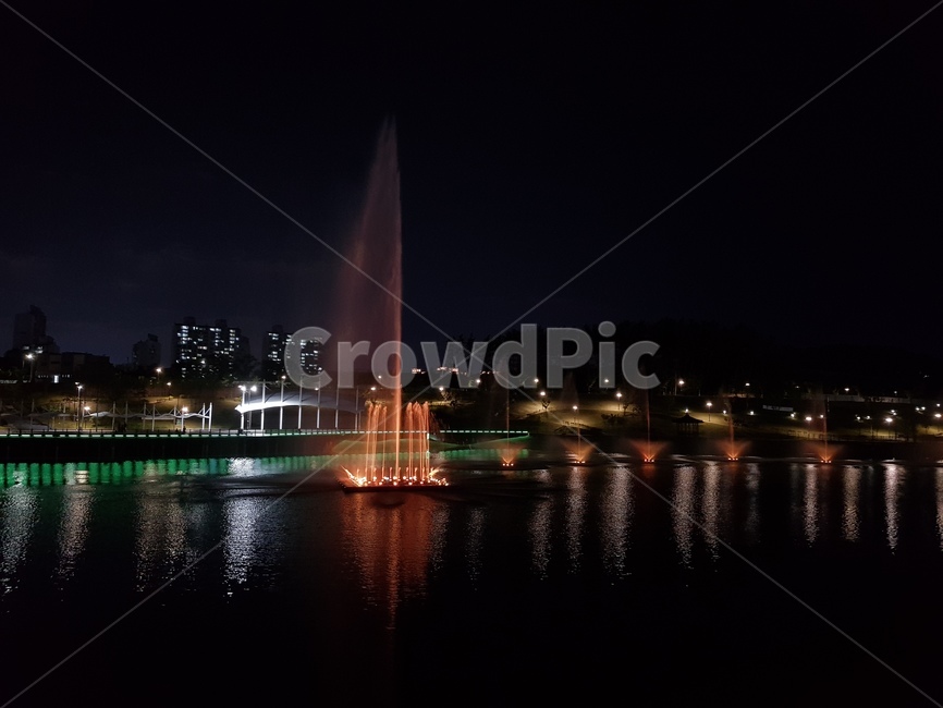 분수,산책,물,중산지,fountain,water,야경,night,light,불빛,분수쇼,반짝,야경,밤,풍경,nightscape,night,landscape