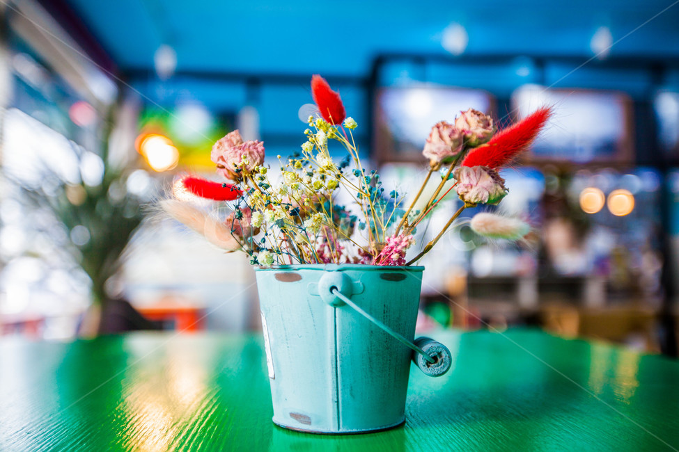 조화,장식용소품,양철통,테이블소품,장식품,꽃,flower,실내용화초,화분,화초,house plant