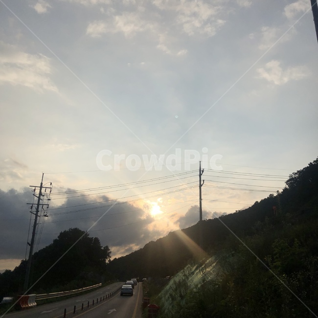 노을,풍경,산,도로,sunset,감성사진