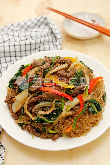 요리, 음식, koreafood, 잡채, 소고기잡채, 사진,이미지,일러스트,캘리그라피 - 사탕세알작가