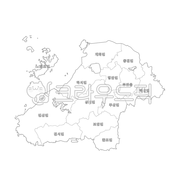 전라도,전라북도,전북,전북특별자치도,부안군,대한민국,우리나라,한국,행정구역,지도,행정구역지도,백지도,흰색,map