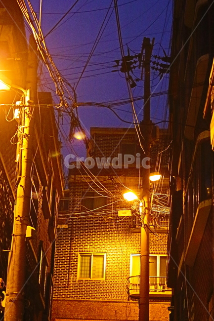 야경,밤,도시,가로등,주택가,도시,풍경,city,landscape,골목길,alley,flare,플레어,light,빛