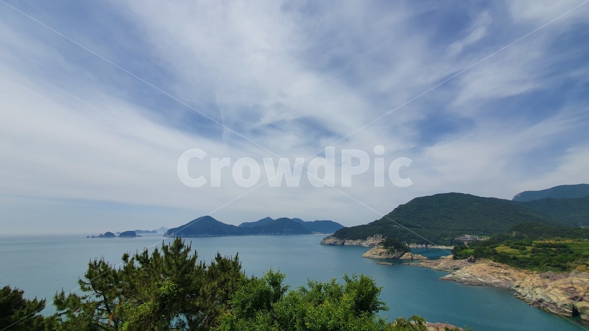 풍경,바다,자연,경치,섬,하늘,푸른색,sky,background,nature,나무,관광지