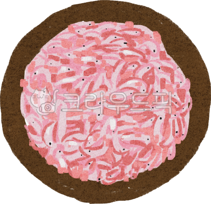 새우젓,젓갈,한식재료,식재료,김장재료,김치재료,손그림,액젓그림