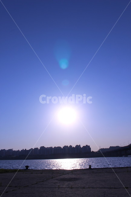 한강,hanriver,river,강,하늘,하늘색,파랑색,blue,자연