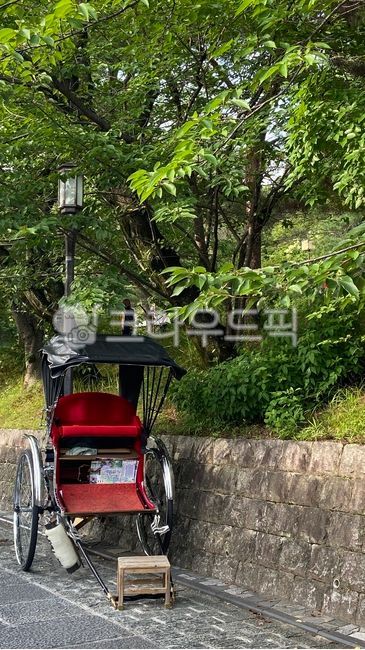 인력거,교토,일본풍경,마차,옛날