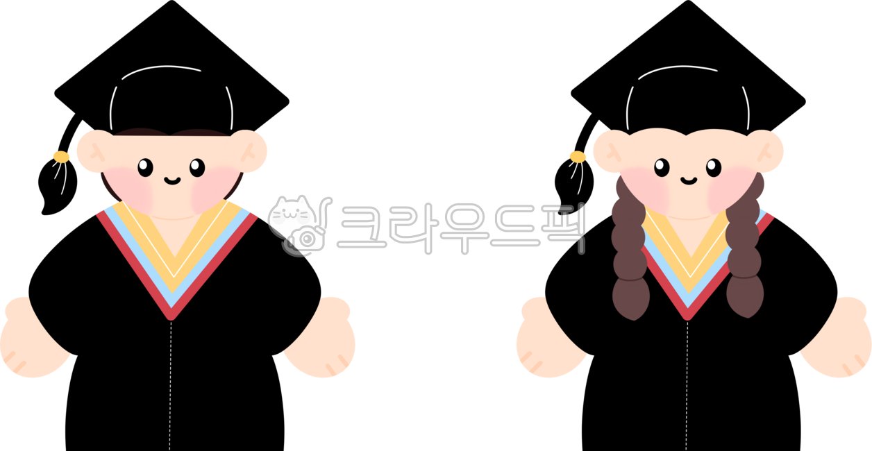 졸업,졸업식,유치원졸업,어린이집졸업,초등학교졸업,수료식,학사모,학사복,졸업생,졸업축하,졸업모자,졸업가운,졸업기념,졸업장,학생,학교졸업,남자아이,여자아이,어린이캐릭터,graduation
