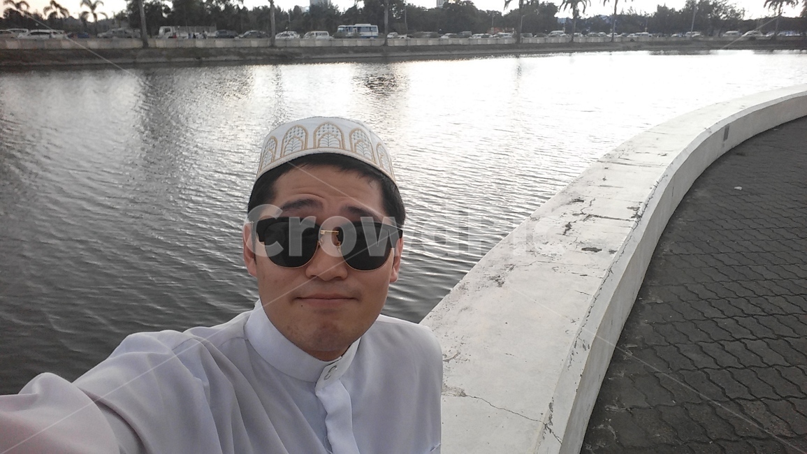사원,야자수,외국,여유로움,말레이시아,코타키나발루