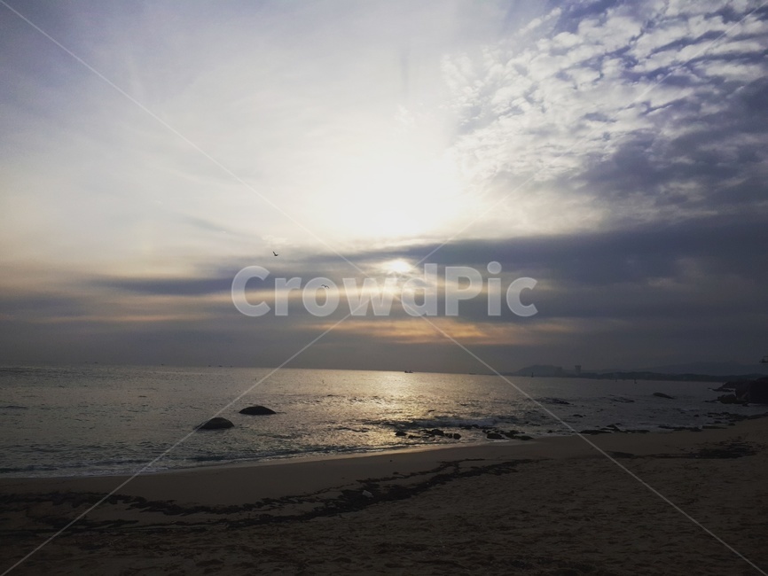 nature,자연,outdoors,옥외,석양,바다,강릉,구름,빛,해변,light,beach,cloud,sea,ocean