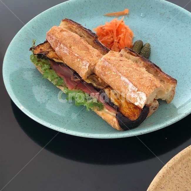 샌드위치,바게트,빵,카페,브런치,양식,햄버거,요리,음식,food