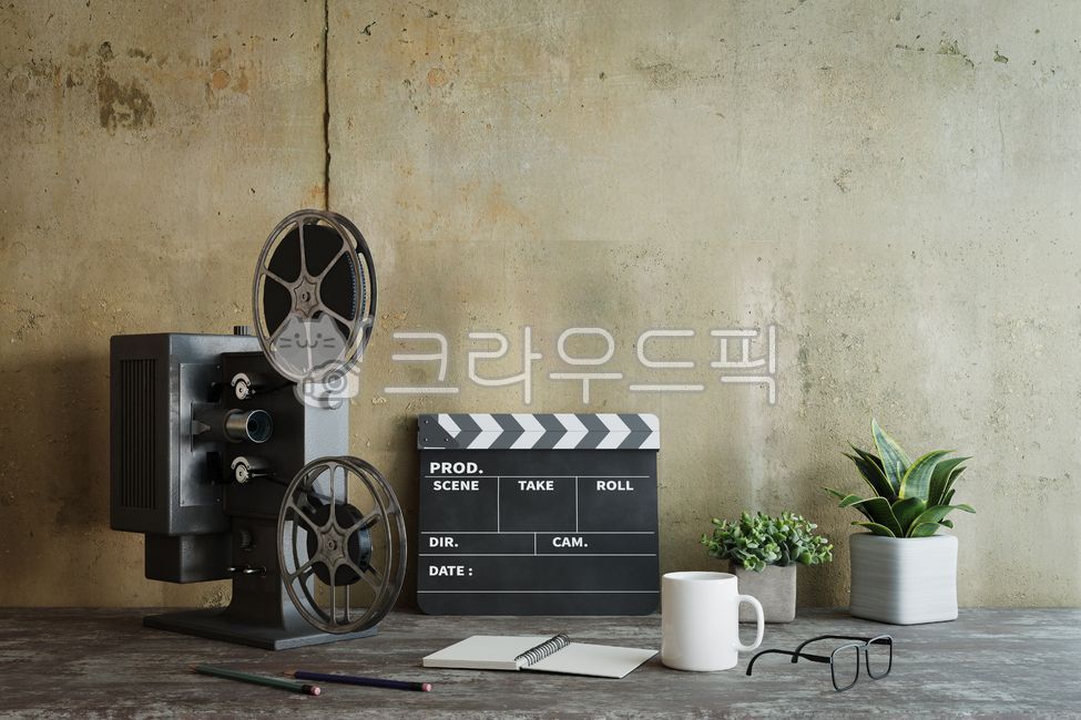 배경,책상,벽,레트로,빈티지,백그라운드,올드,영화,영사기,슬레이트,콘크리트,더러운,더티