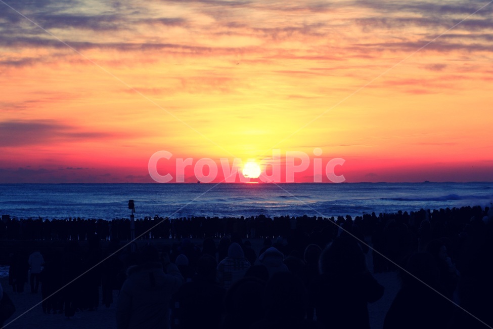 일출,1월1일,바다,동해,태양,자연,풍경,nature,landscape,outdoors,옥외,sky,하늘,dusk,황혼,sunset,일몰,dawn,새벽,red sky,붉은 하늘