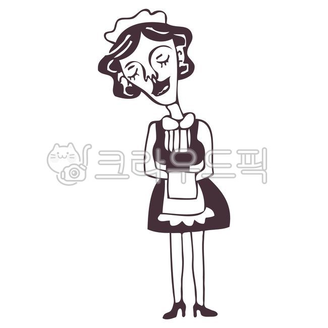 메이드,하우스키퍼,가정부,하녀,maid,시녀,레스토랑,식당,파인다이닝,서빙,manager,매니저