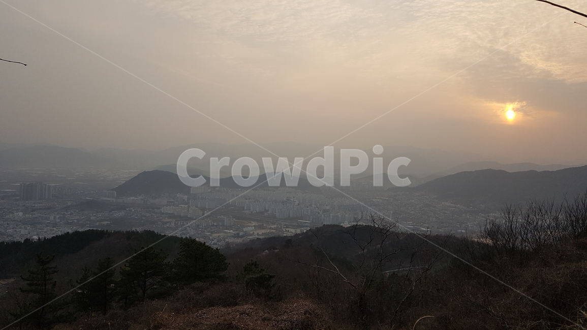 풍경,산,하늘,노을,경치,자연,풍경,nature,landscape,outdoors,옥외