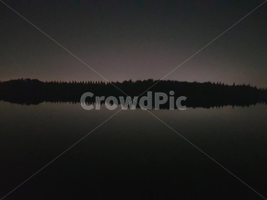밤,호수,그림자,새벽,야경,풍경,어스름,night,lake