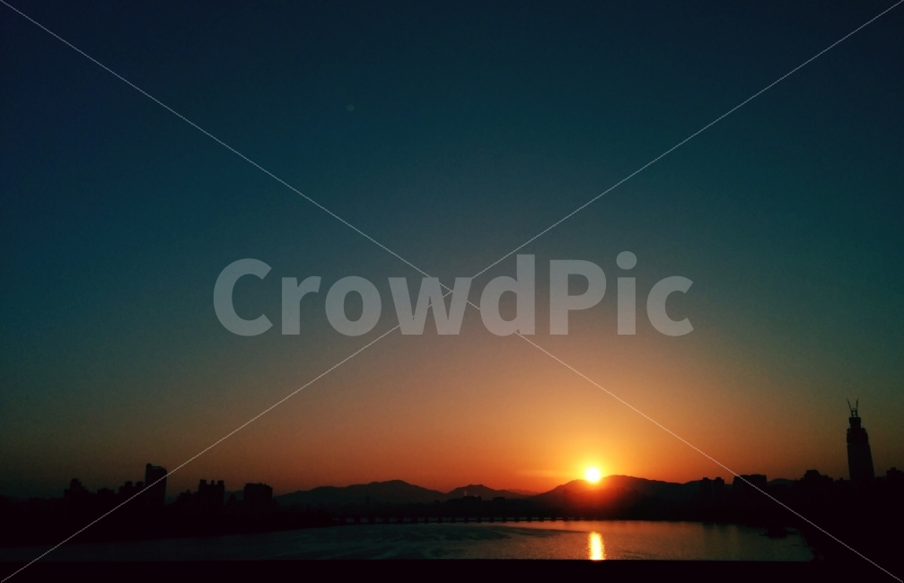 아침,새벽,출근,청담대교,한강,도시,풍경,city,landscape,nature,자연,outdoors,옥외
