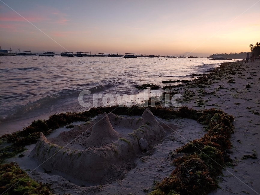 모래,성,모래성,바다,노을,해변,자연,풍경,nature,landscape,해변,바다,beach,sea