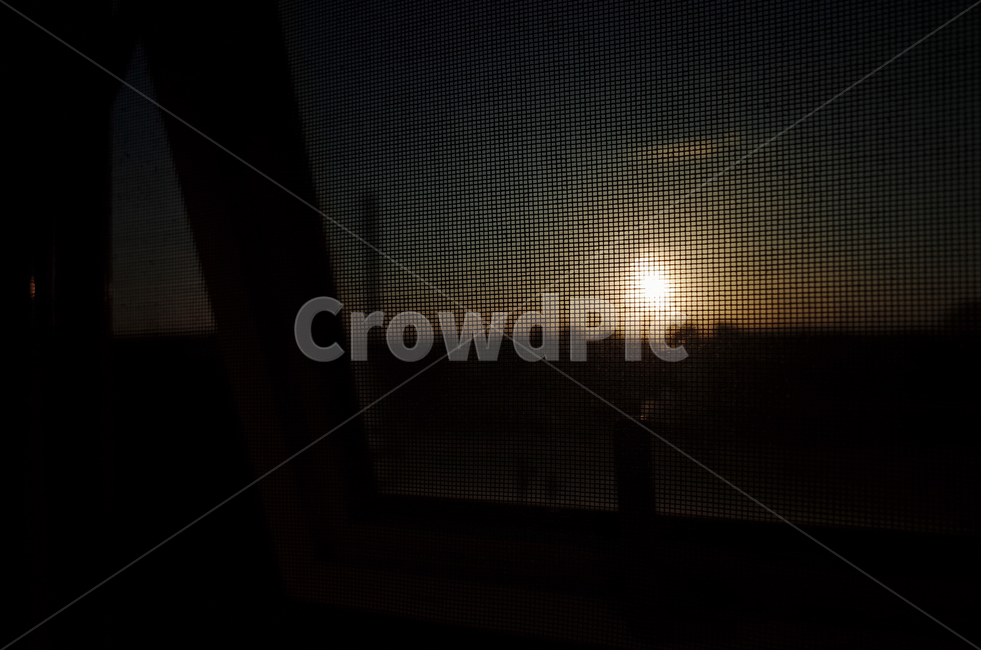 방충망,window,창문,일출,sunrise,창문밖