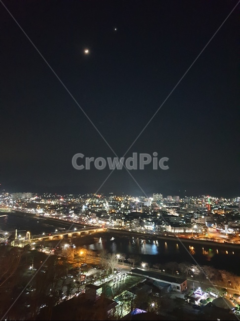 야경,달,옥외,경치,풍경,밤,night,moon,landscape,outdoors