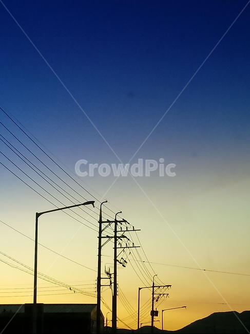 일몰,sunset,해넘이,석양,전봇대,전신주,붉은하늘,redsky,실루엣,그림자,silhouette,shadow