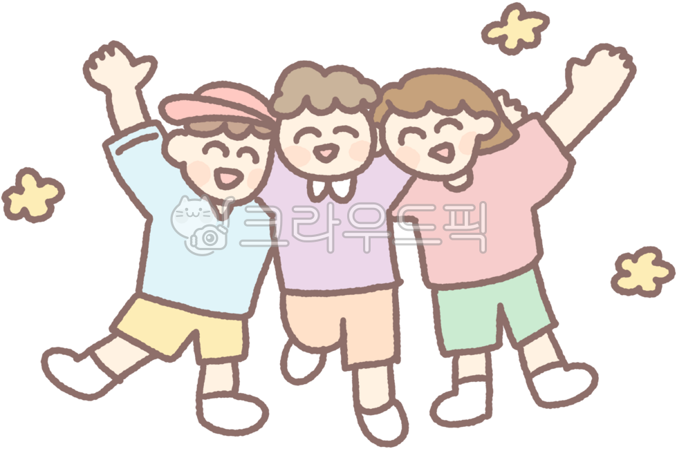 행복한어린이,행복한친구들,친구들,친구,어린이,어깨동무,우정,학교생활,즐거움,즐거운친구들,삼총사,베스트프렌드,행복한아이,기쁨,기쁜친구들,하하호호,웃음,웃는친구들,대학생활,환영,반가움,인사,꽃,신난친구들,신남