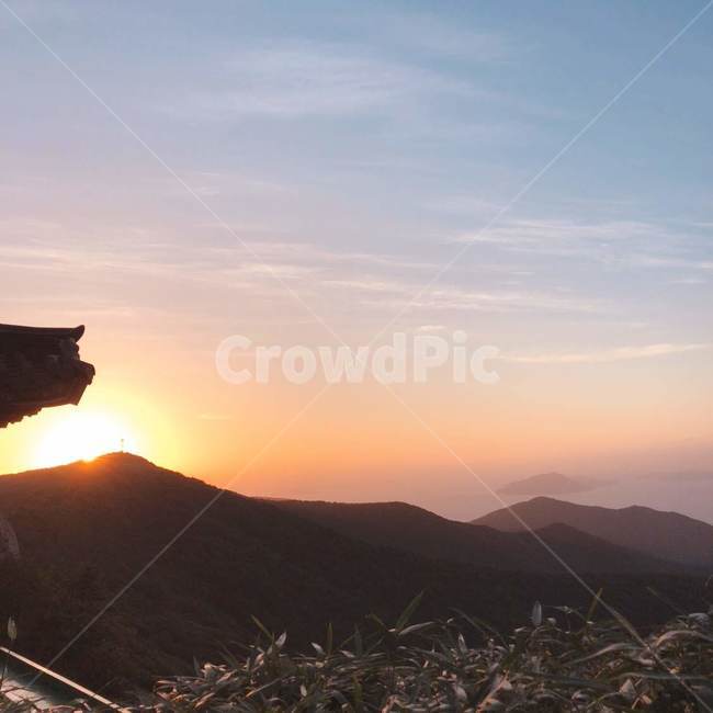 일출,하늘,산,아침,해,구름,자연,풍경,nature,landscape,outdoors,옥외