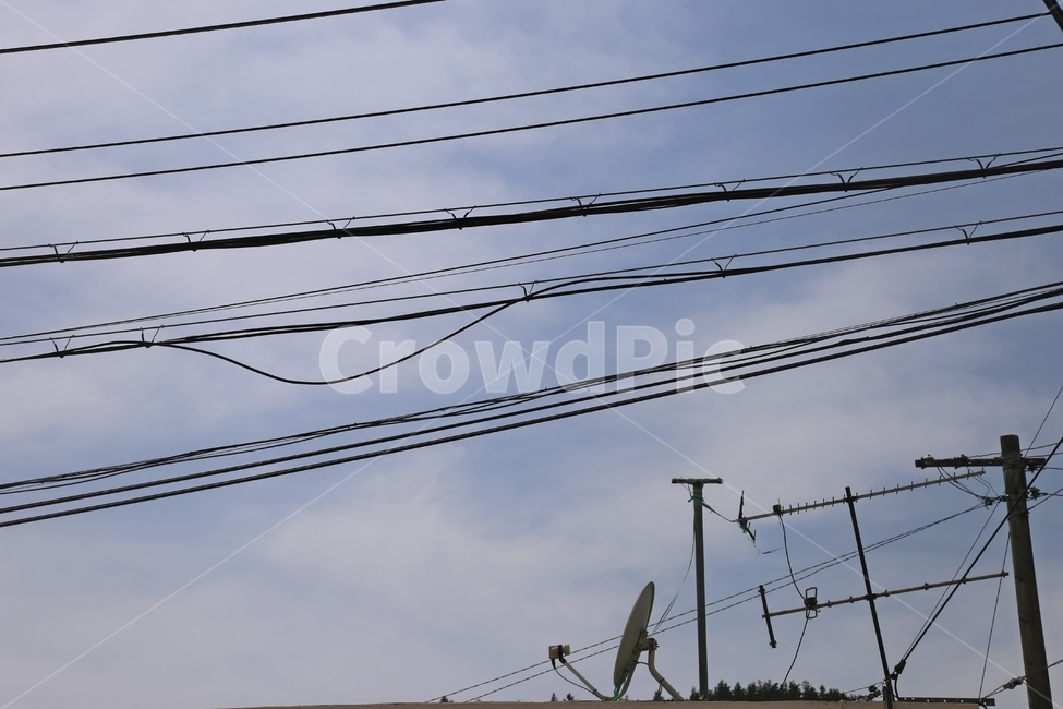 도시,안테나,전선,단절,외로움,적막,에너지산업,energy industry,cable,케이블,power lines,전력선,electric transmission tower,송전탑