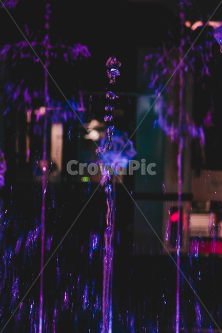 네온,야광,발광,분수,분수대,물,순간,감성,neon,glow,fountain,water