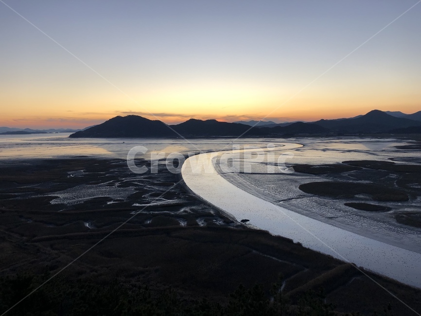 nature,자연,outdoors,옥외,순천만,습지,겨울,winter,dusk,s자물길,자연,풍경,nature,landscape