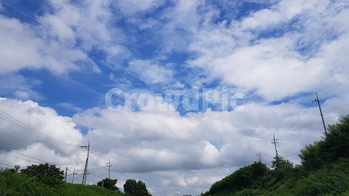 자연,하늘,뭉개구름,푸른하늘,길,자연,풍경,nature,landscape,outdoors,옥외