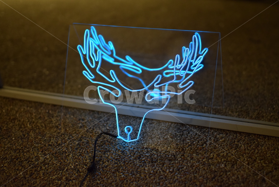 네온사인,네온diy,사슴,사슴네온,분위기있는,사물,물건,오브젝트,thing,object,matter