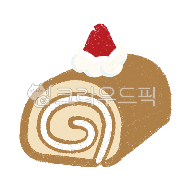 dessert,디저트,롤케이크,디저트일러스트,롤케이크일러스트
