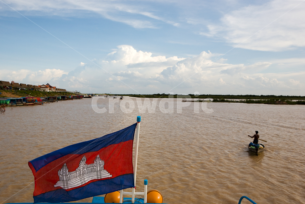 해외,캄보디아,똔레삽,강,호수,cambodia,구름