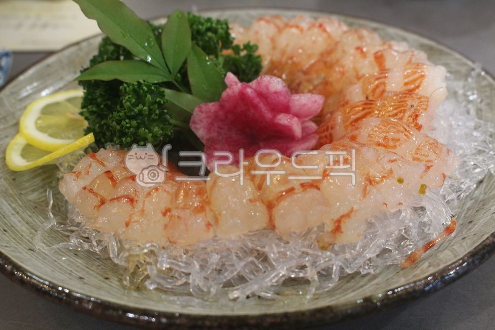 새우회,회,독도새우,닭새우,꽃새우