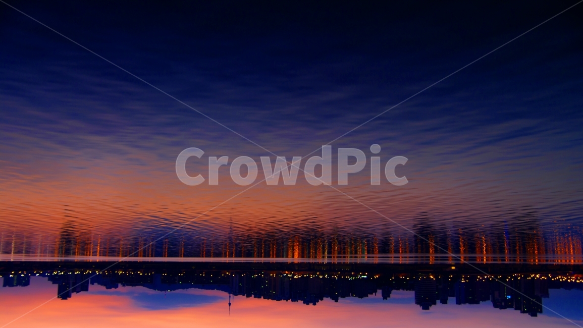 풍경,반영,노을,물,reflection,landscape,wave,야경,밤,풍경,nightscape,night,landscape,도시,city,색깔,색상,색채,색감,color sense,color sensitivity,feeling of color,연출,컨셉,콘셉,direction,concept,building,건물,bridge,다리