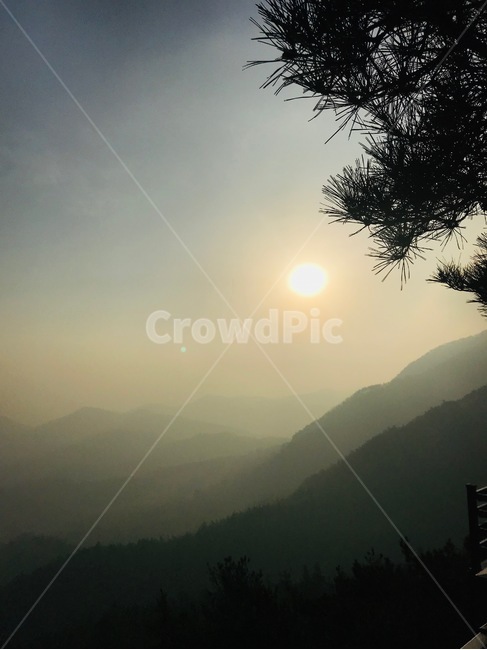 일출,등산,명소,산,안개,자연,풍경,nature,landscape,light,빛,flare,플레어,outdoors,옥외