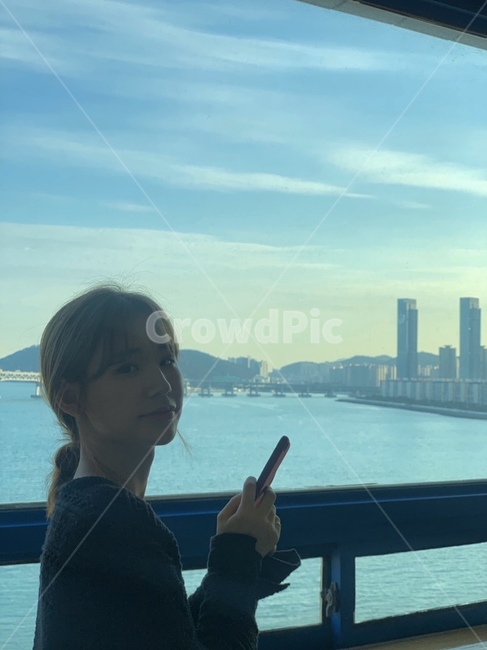 감성,분위기,소녀,여자,부산,광안리,여행,휴가,날씨,전경,야경