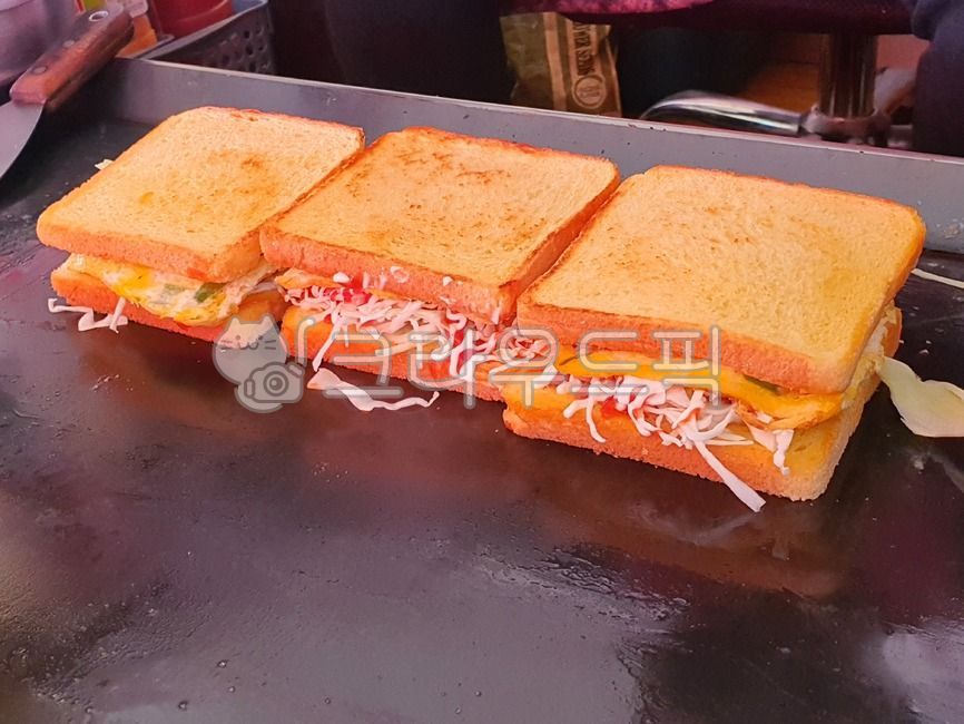 샌드위치,브런치,길거리추억,토스트,간식