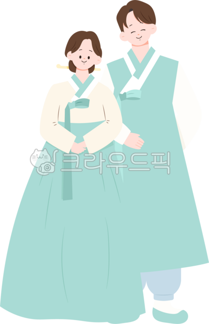 일러스트,인물,로맨틱,부부,결혼,결혼식,신랑,신부,축하,커플,프로포즈,웨딩,웨딩드레스,청첩장,한복,전통혼례,혼례